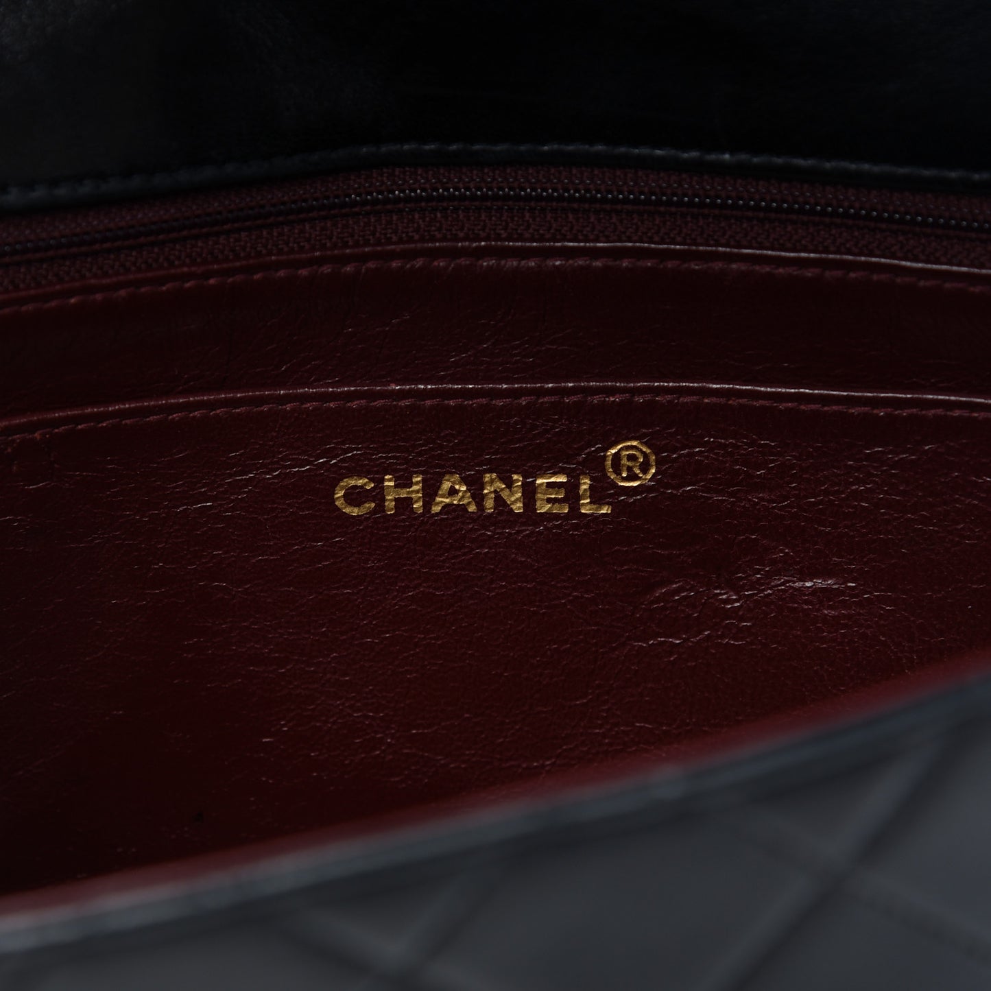 Lambskin Quilted Medium Single Flap Black