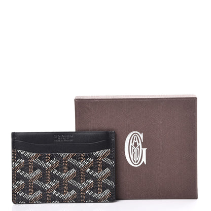 Goyard Goyardine Saint Sulpice Card Holder Black 8 of 8