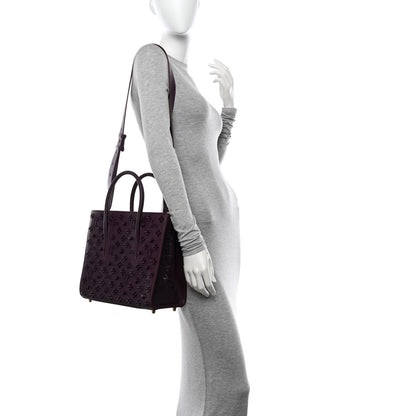Christian Louboutin Calfskin Spikes Loubinthesky Medium Paloma Merlot 2 of 10