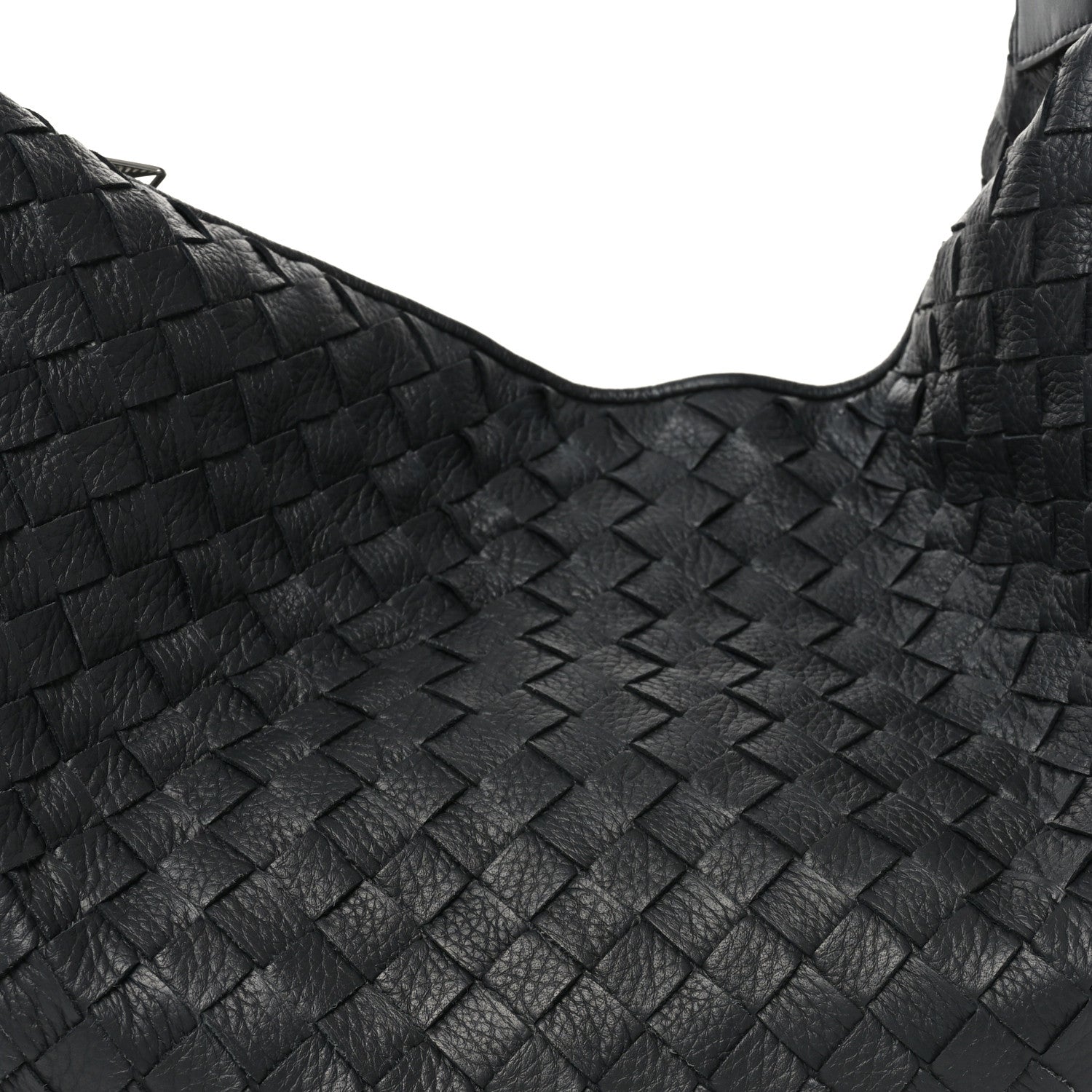 Bottega Veneta Deerskin Intrecciato Medium Traveler Hobo Black 9 of 11