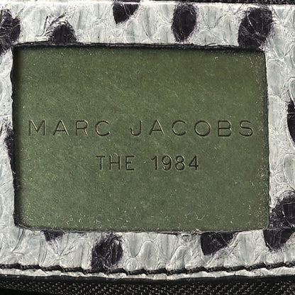 Marc Jacobs Calfskin Snakeskin Animal Print 1984 Bag Cloud Atlantic 7 of 13