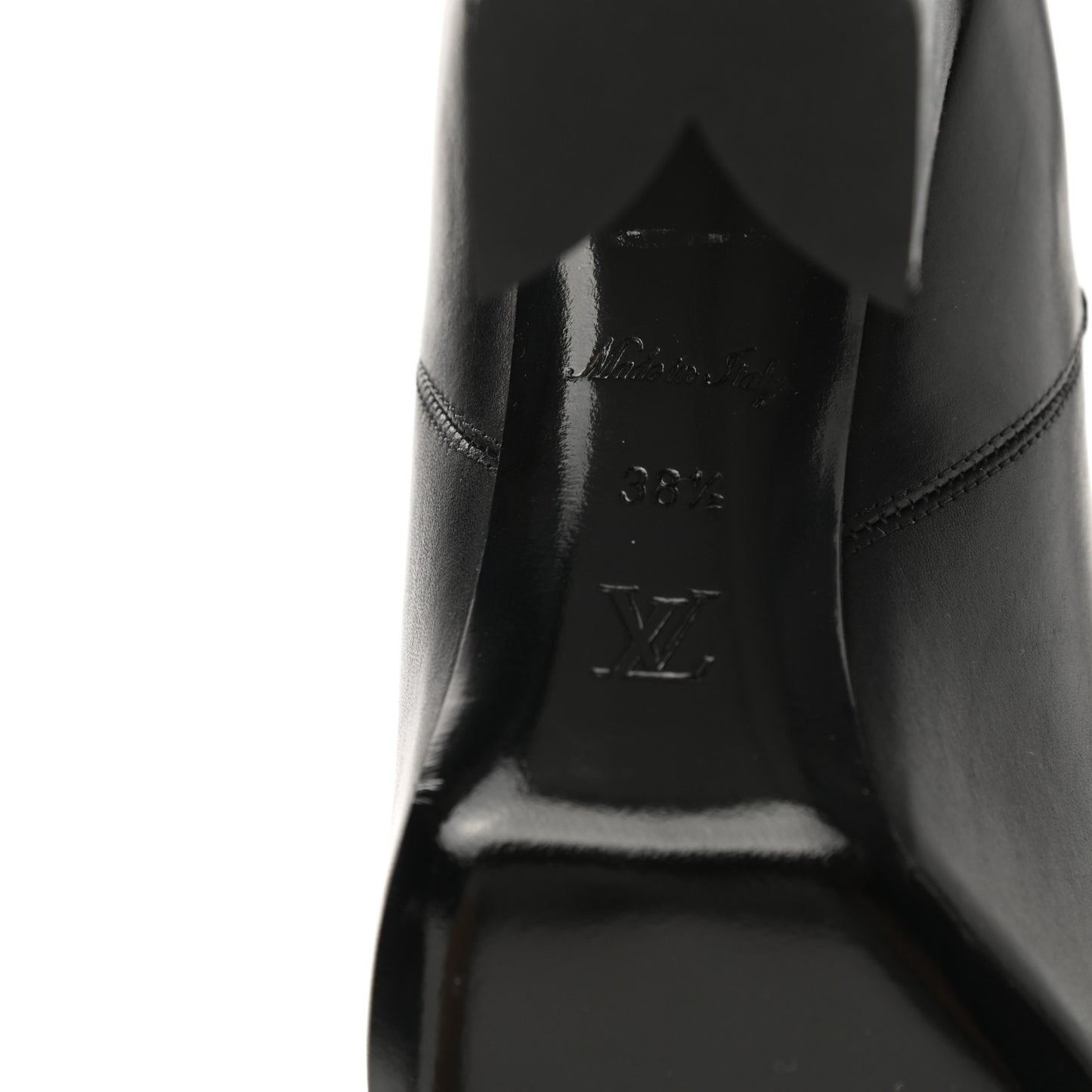 Calfskin Monogram Matchmaker Ankle Boots 38.5 Black