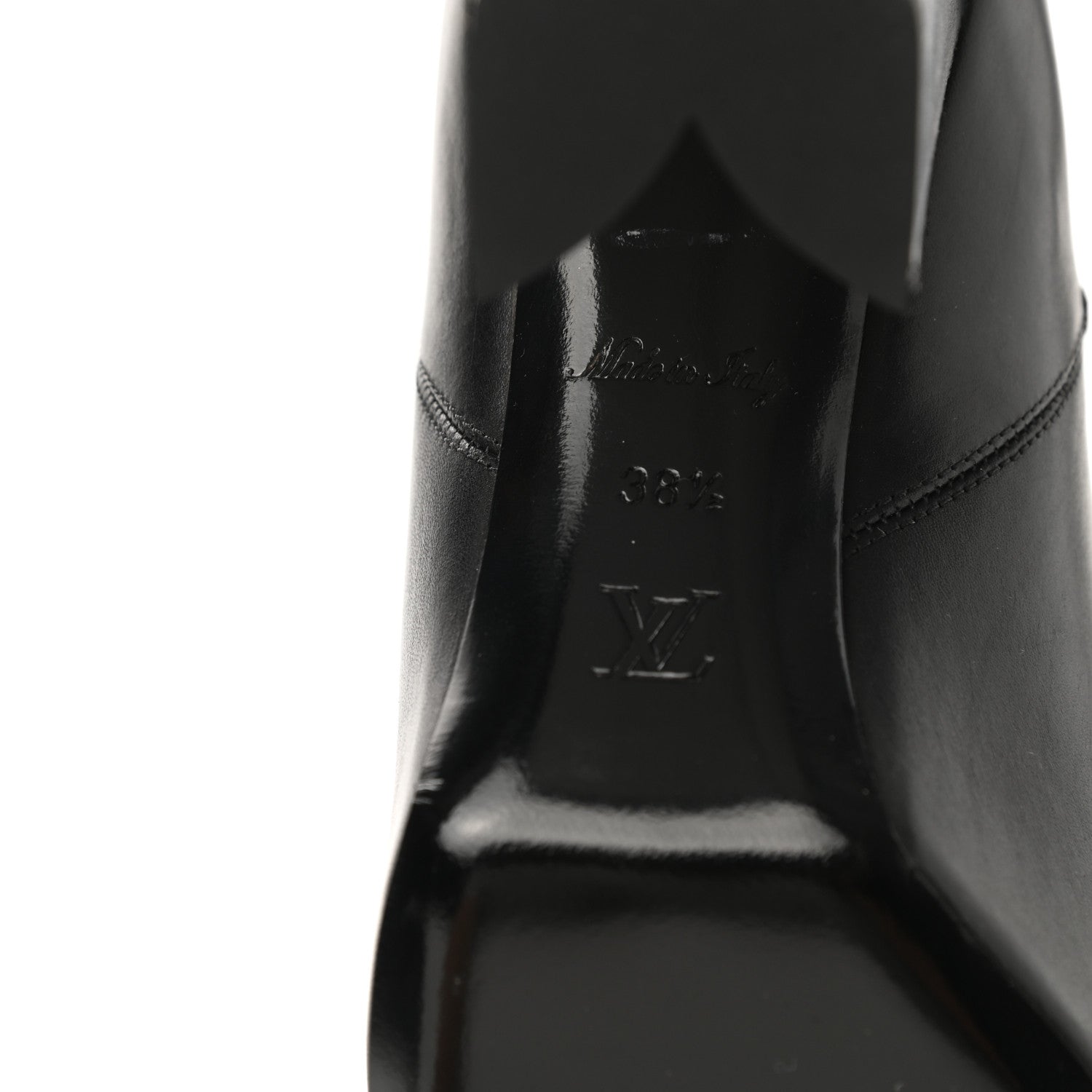Louis Vuitton Calfskin Monogram Matchmaker Ankle Boots 38.5 Black 6 of 9