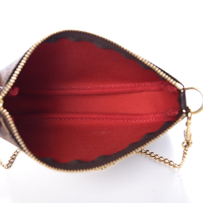 Louis Vuitton Damier Ebene Mini Pochette Accessories 5 of 7