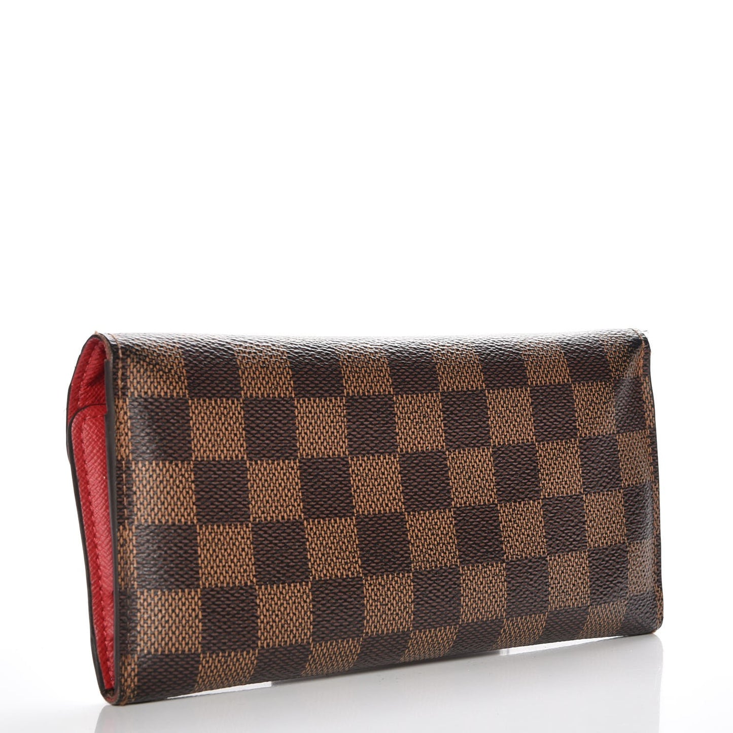 Damier Ebene Josephine Wallet Red