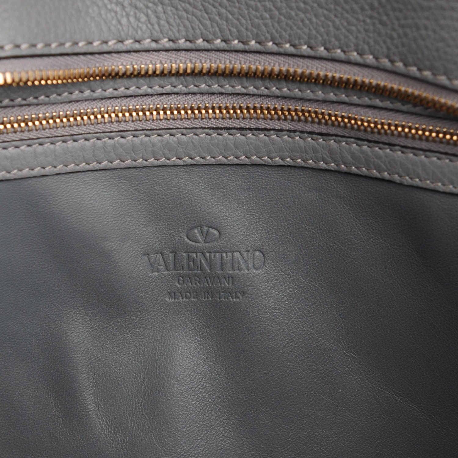 Valentino Garavani Grained Calfskin Small To Be Cool Tote Grigio Perla 8 of 9