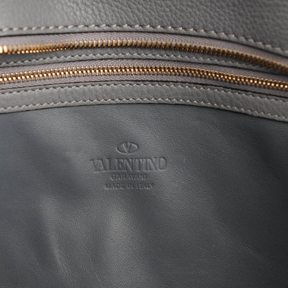 Valentino Garavani Grained Calfskin Small To Be Cool Tote Grigio Perla 8 of 9