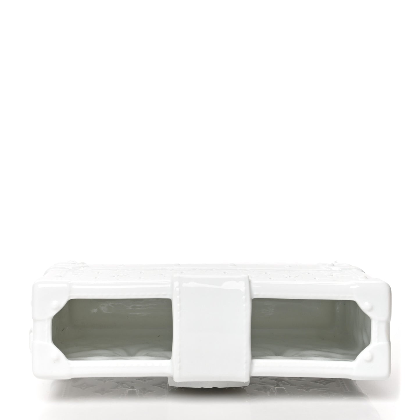 Porcelain Petite Malle Vase White