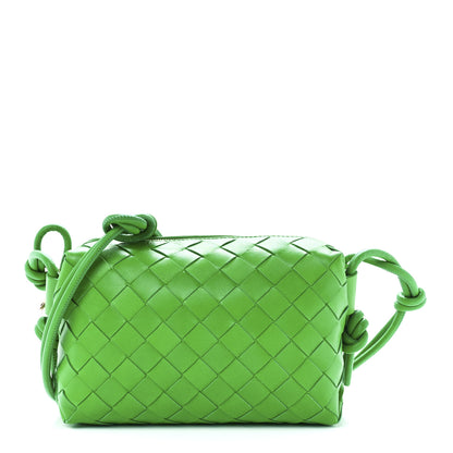 Bottega Veneta Nappa Intrecciato Mini Loop Camera Bag Parakeet 1 of 12