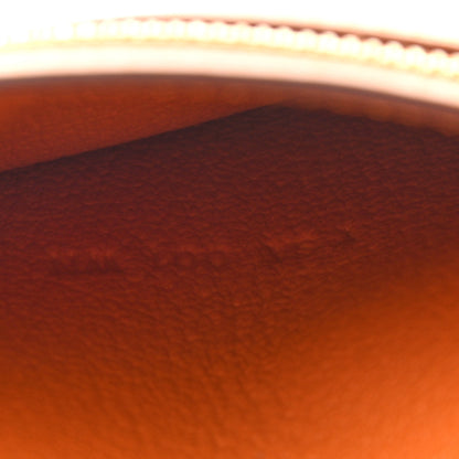 Hermes Ostrich Bearn Compact Wallet Orange 7 of 8