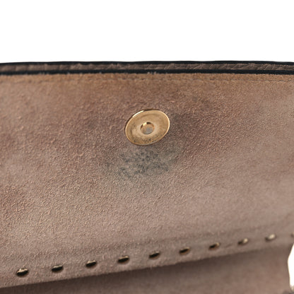 Valentino Garavani Grained Calfskin Small Rockstud Flap Crossbody Bag Poudre 8 of 9