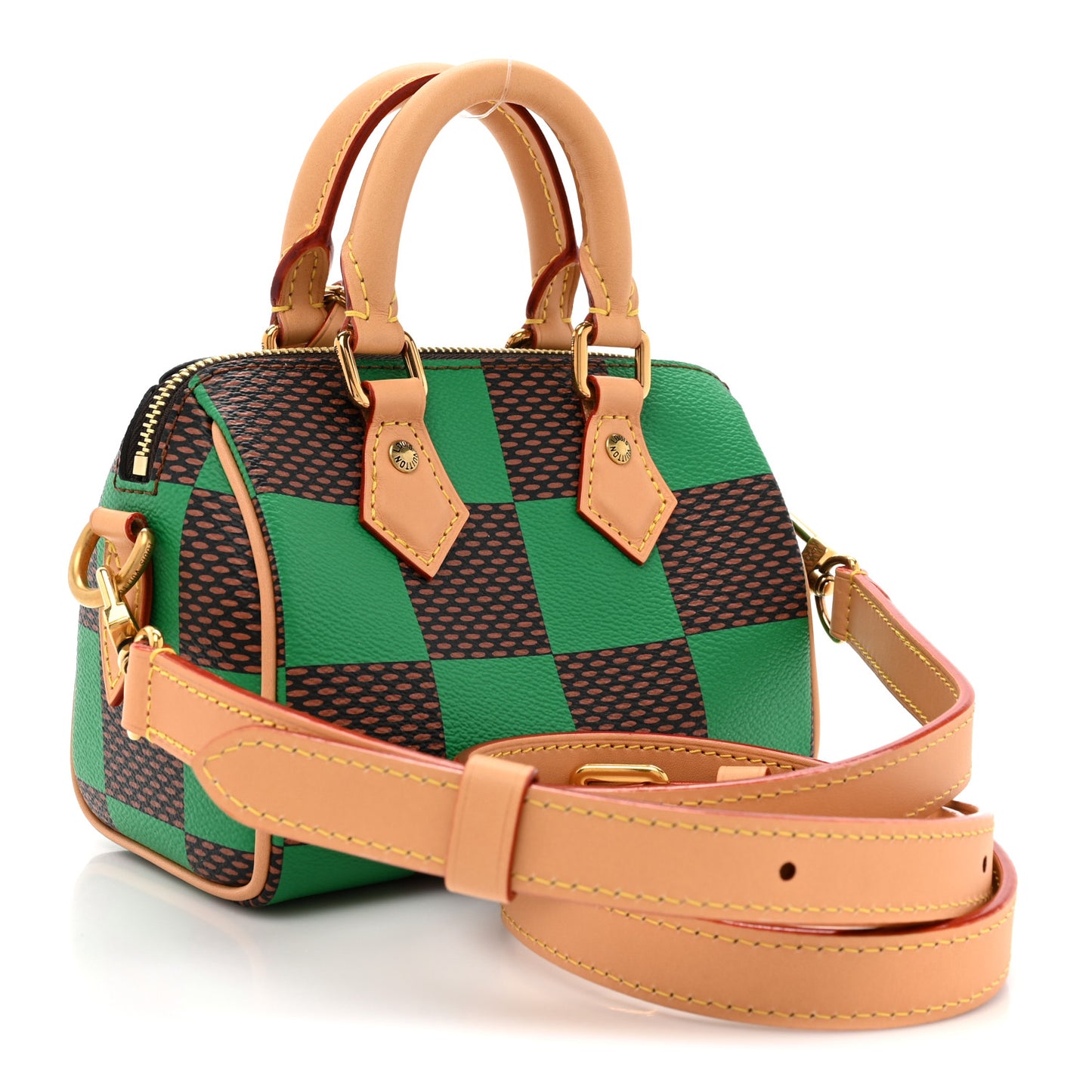 Damier Pop Speedy Bandouliere 18 Green