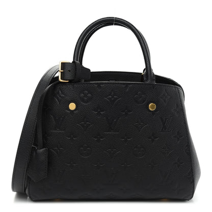 Louis Vuitton Empreinte Montaigne BB Black 1 of 10