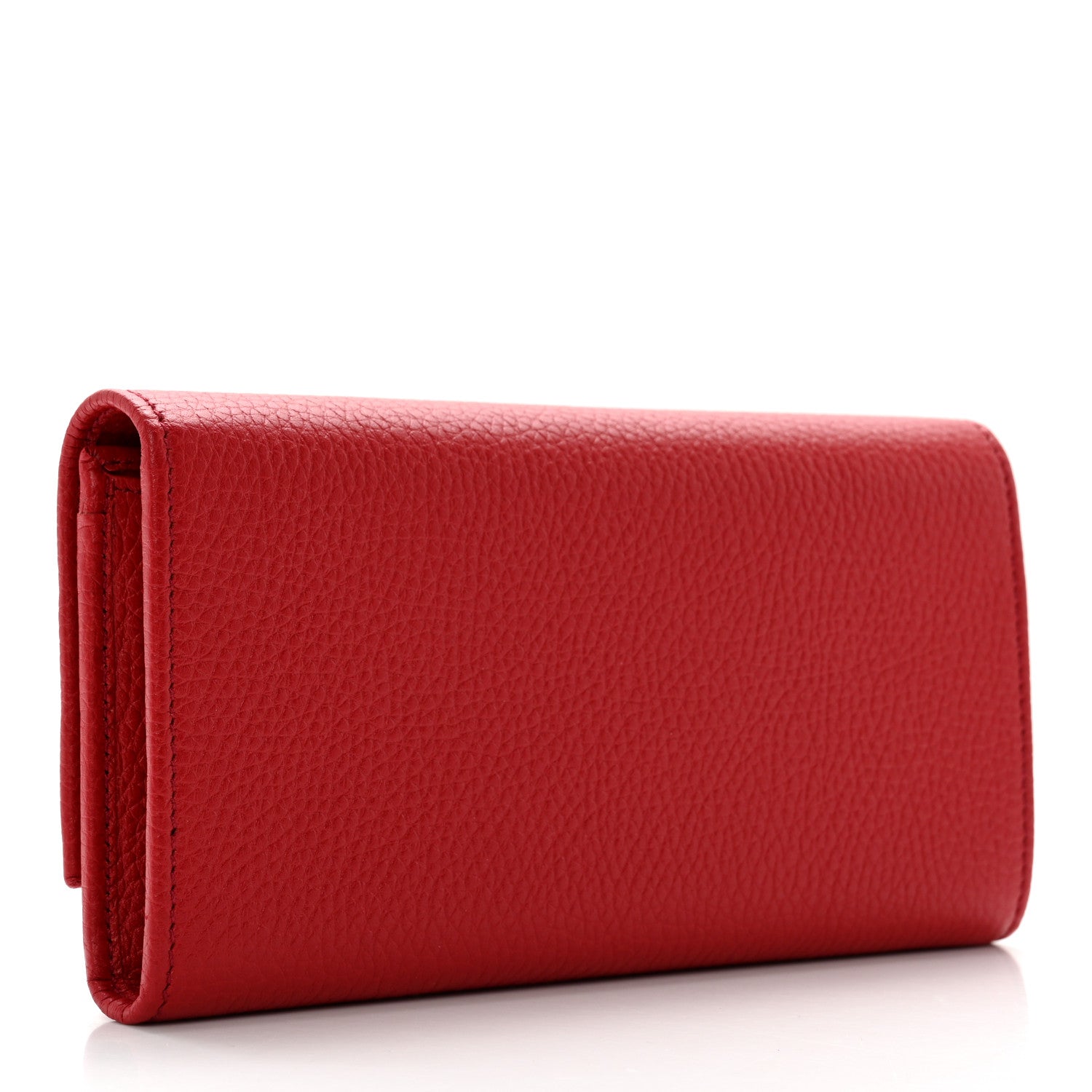 Gucci Cellarius Calfskin Soho Continental Wallet Vibrant Red 3 of 9