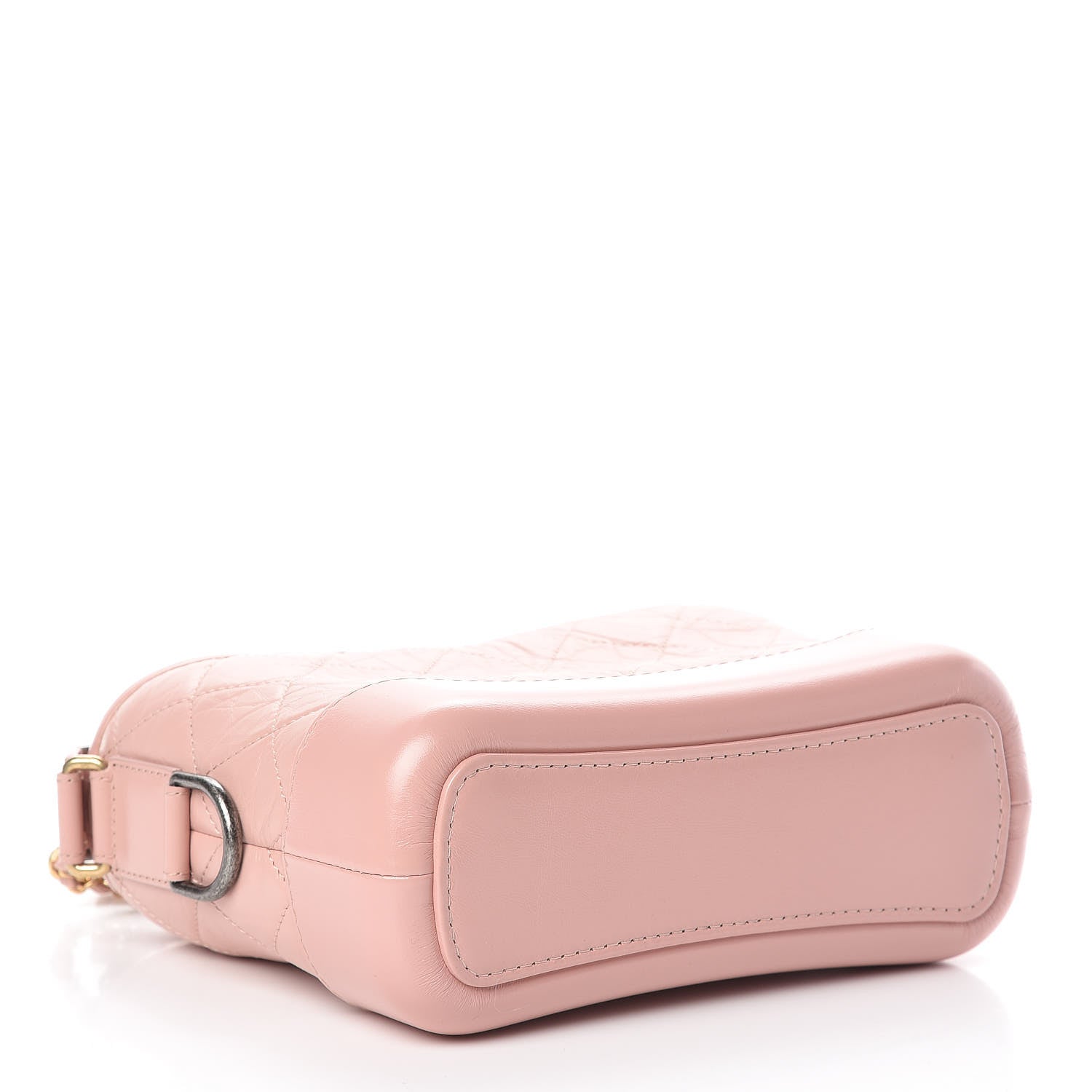 Chanel Aged Calfskin Quilted Small Gabrielle Hobo Pink 4 of 11
