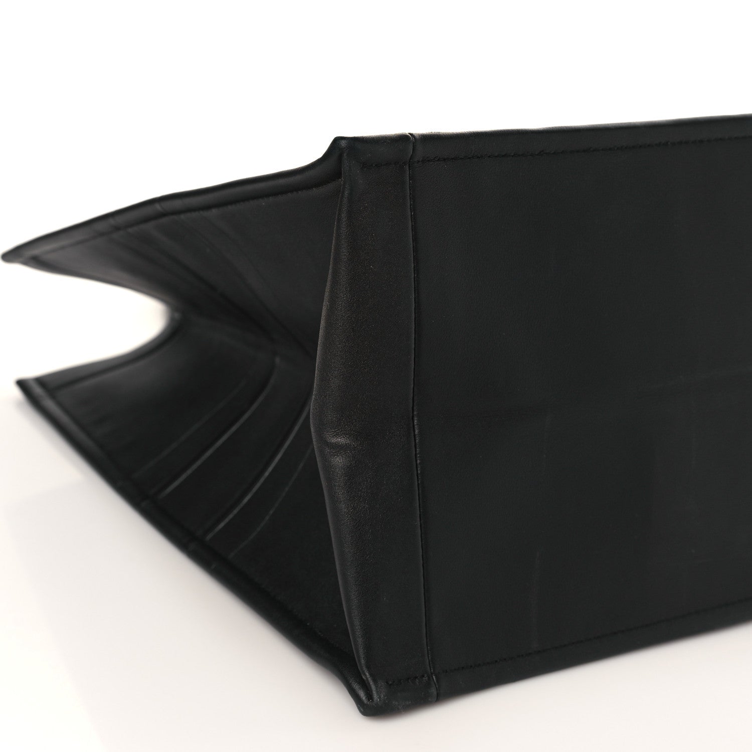 Christian Dior Calfskin Embossed Large Book Tote Black 7 of 8