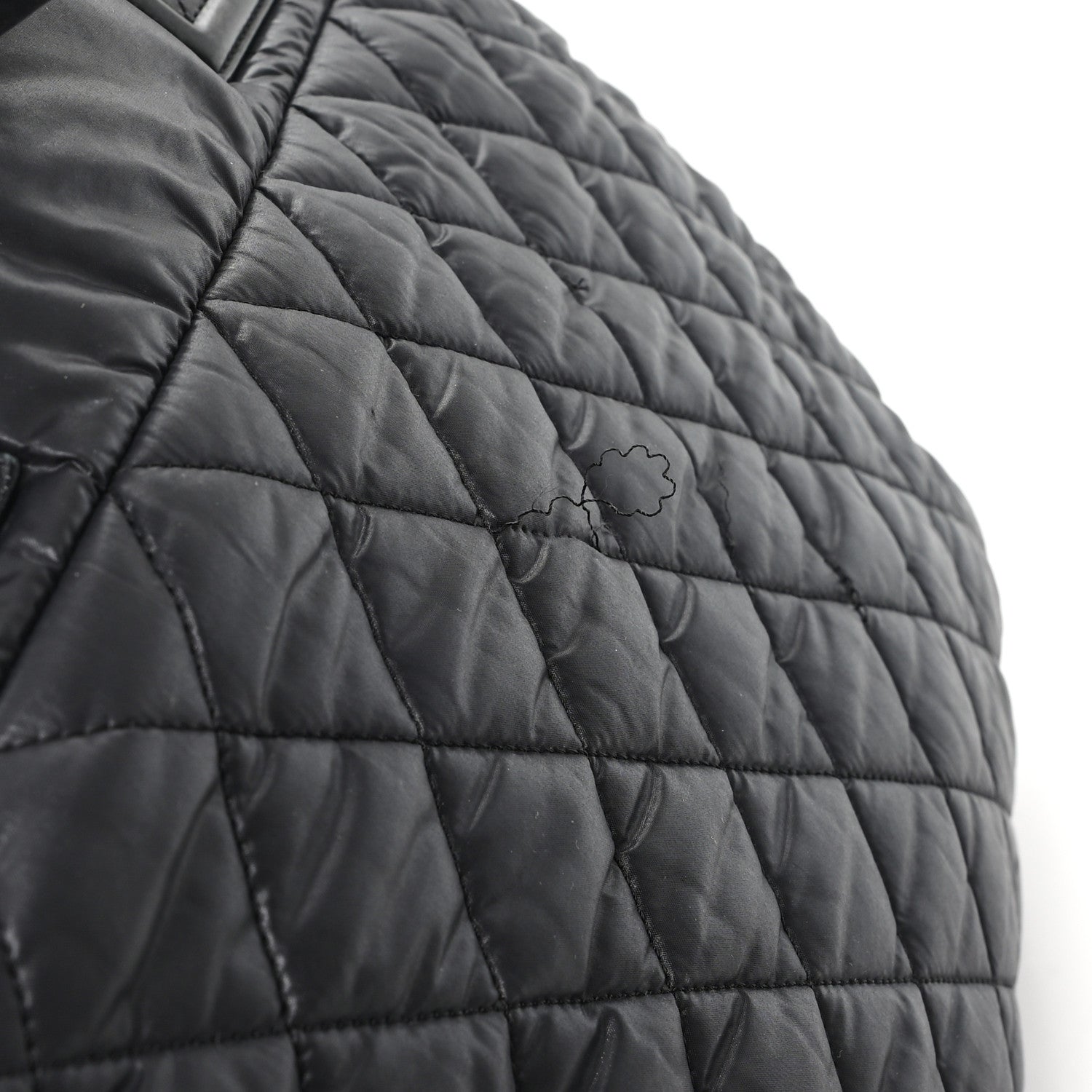 Chanel Nylon Quilted Large Coco Cocoon Tote Black 12 of 13