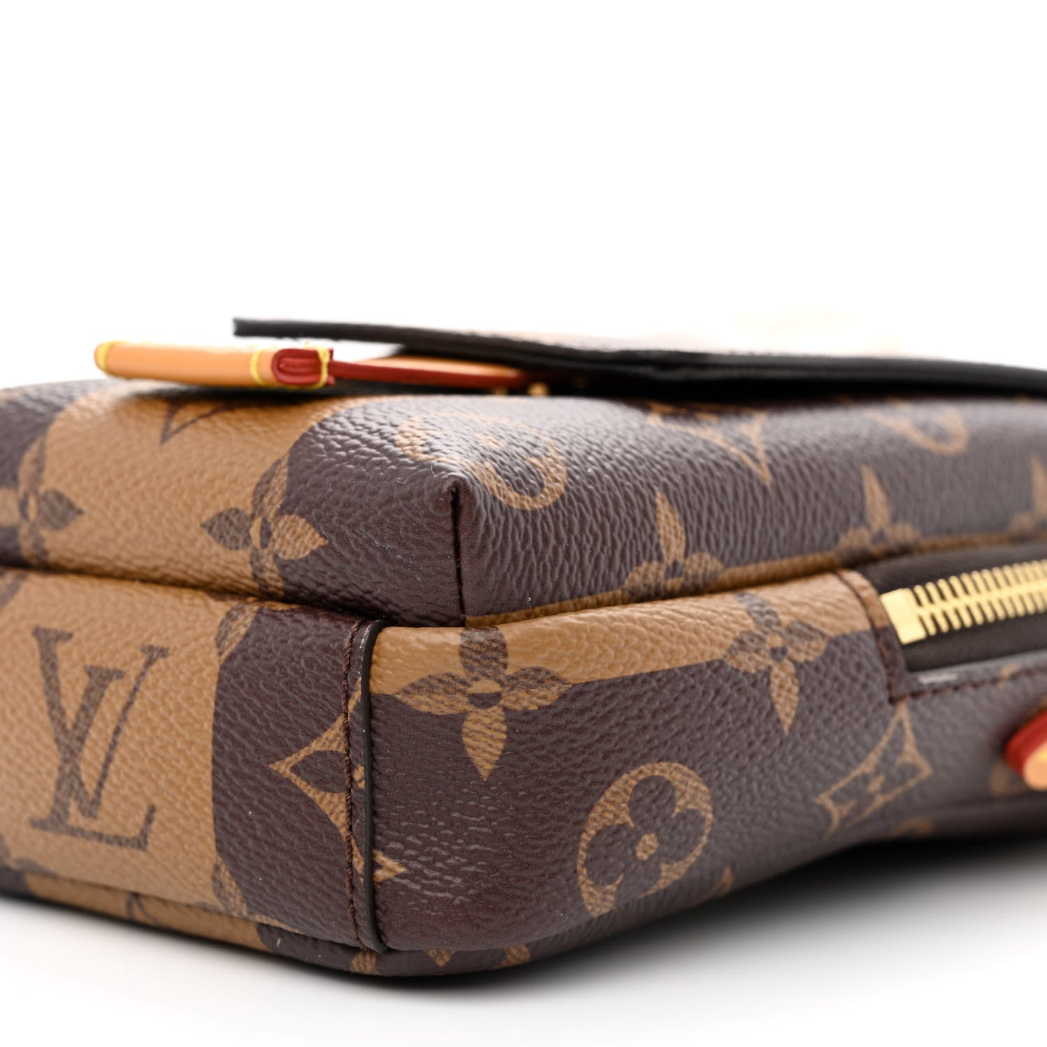 Louis Vuitton X NIGO Reverse Monogram Flat Double Phone Pouch 9 of 10
