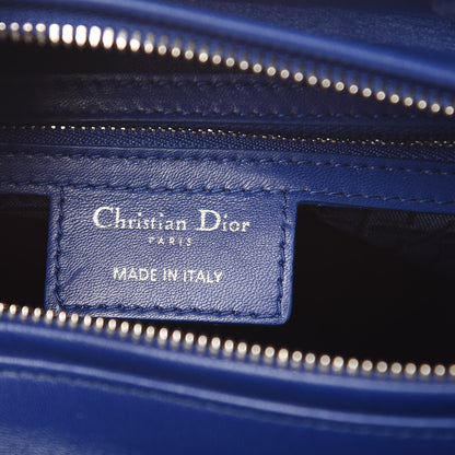 Christian Dior Lambskin Cannage Large Lady Dior Blue 6 of 9