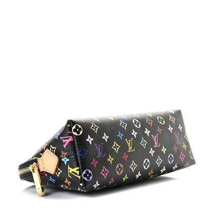 Louis Vuitton Monogram Multicolor Cosmetic Pouch Black Grenade 4 of 9