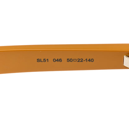 Saint Laurent Acetate SL51 Sunglasses Yellow Black 5 of 8