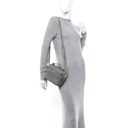 Christian Dior Lambskin Cannage Small Diortravel Vanity Case Grey 2 of 10