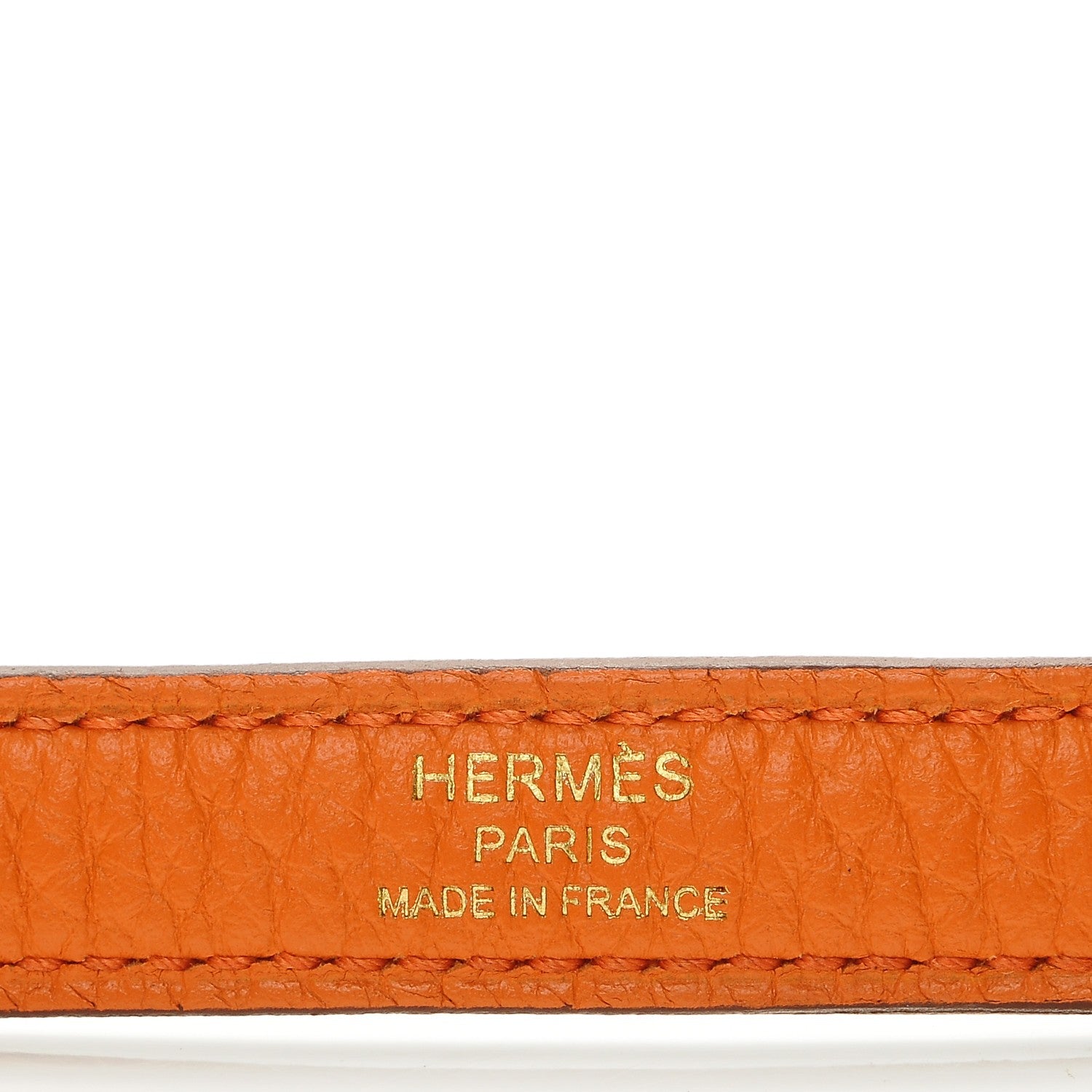 Hermes Taurillon Clemence Kelly Retourne 28 Orange 8 of 24