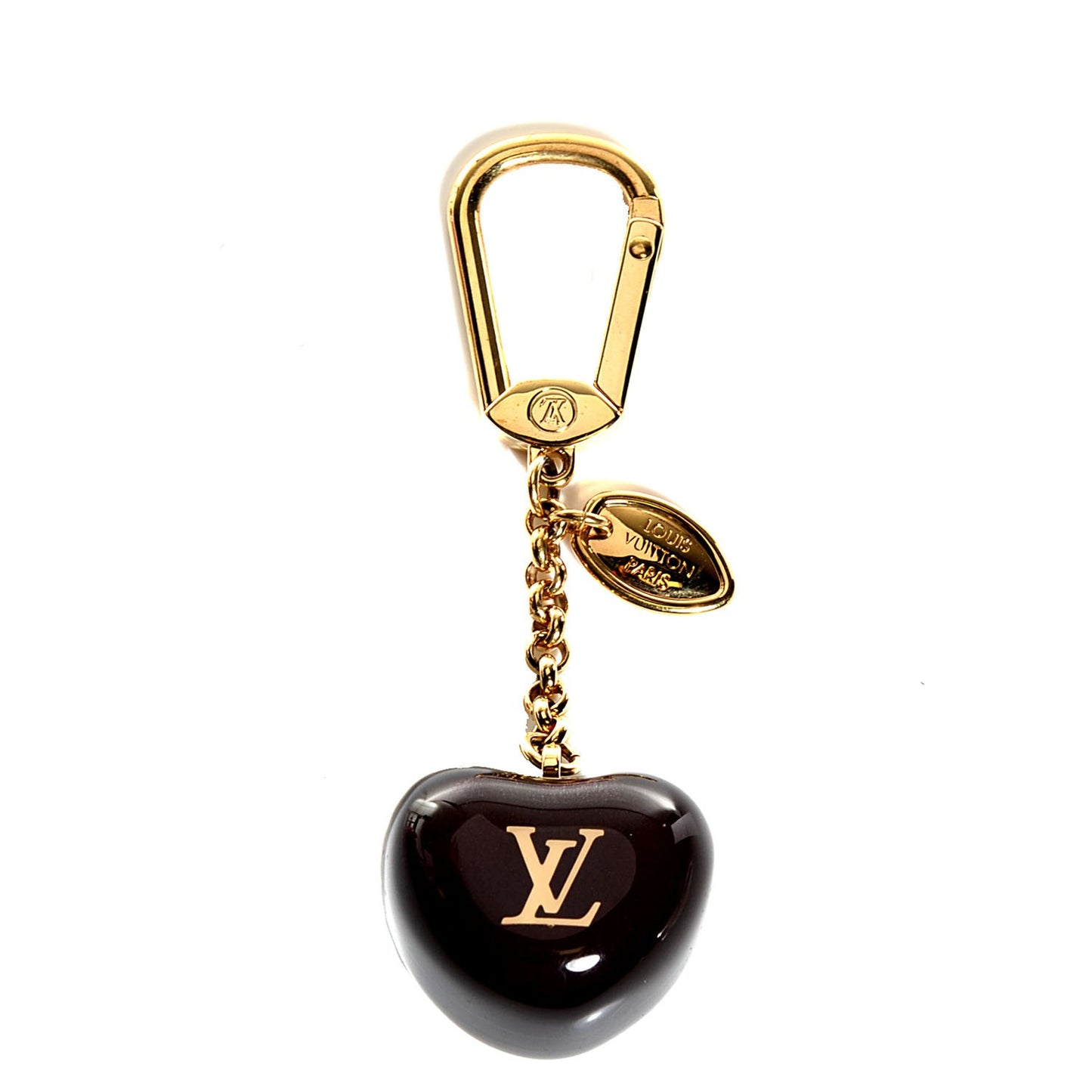Pomme Bag Charm Key Holder Amarante