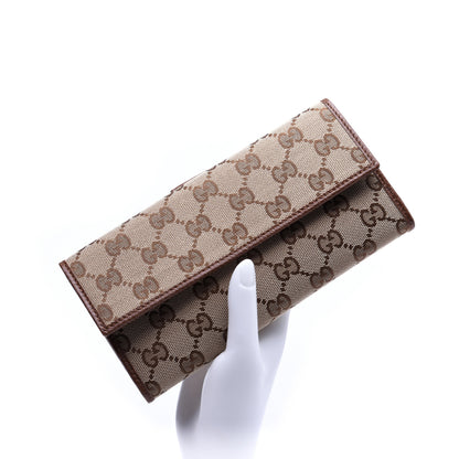 Gucci Monogram Continental Flap Wallet Brown 2 of 12
