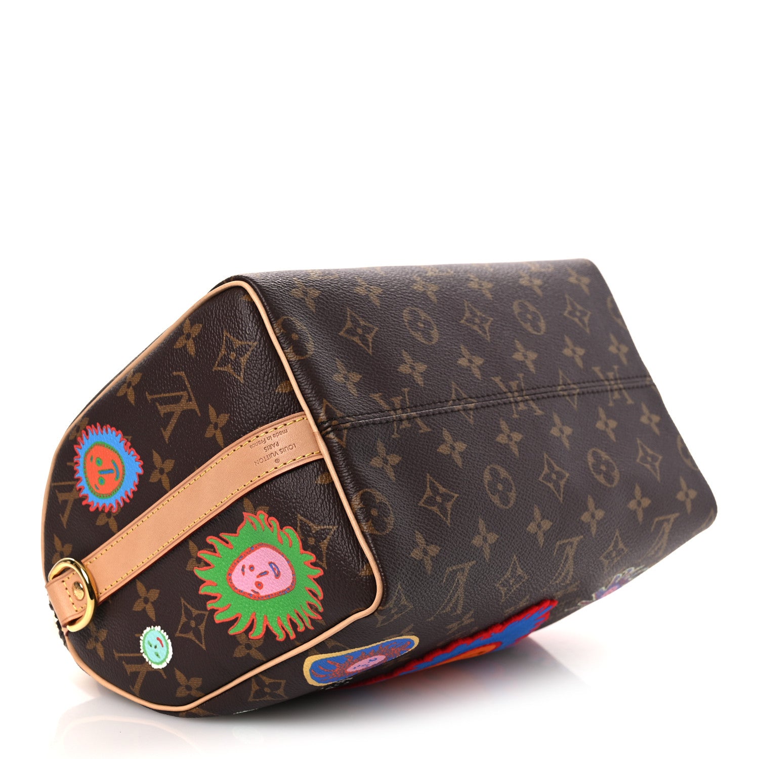 Louis Vuitton LV X YK Monogram Embroidered My Eternal Soul Speedy Bandouliere 25 Multicolor 4 of 10