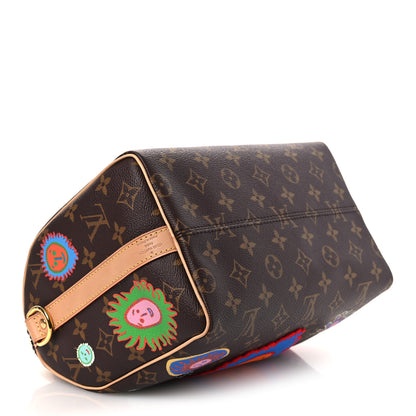 Louis Vuitton LV X YK Monogram Embroidered My Eternal Soul Speedy Bandouliere 25 Multicolor 4 of 10