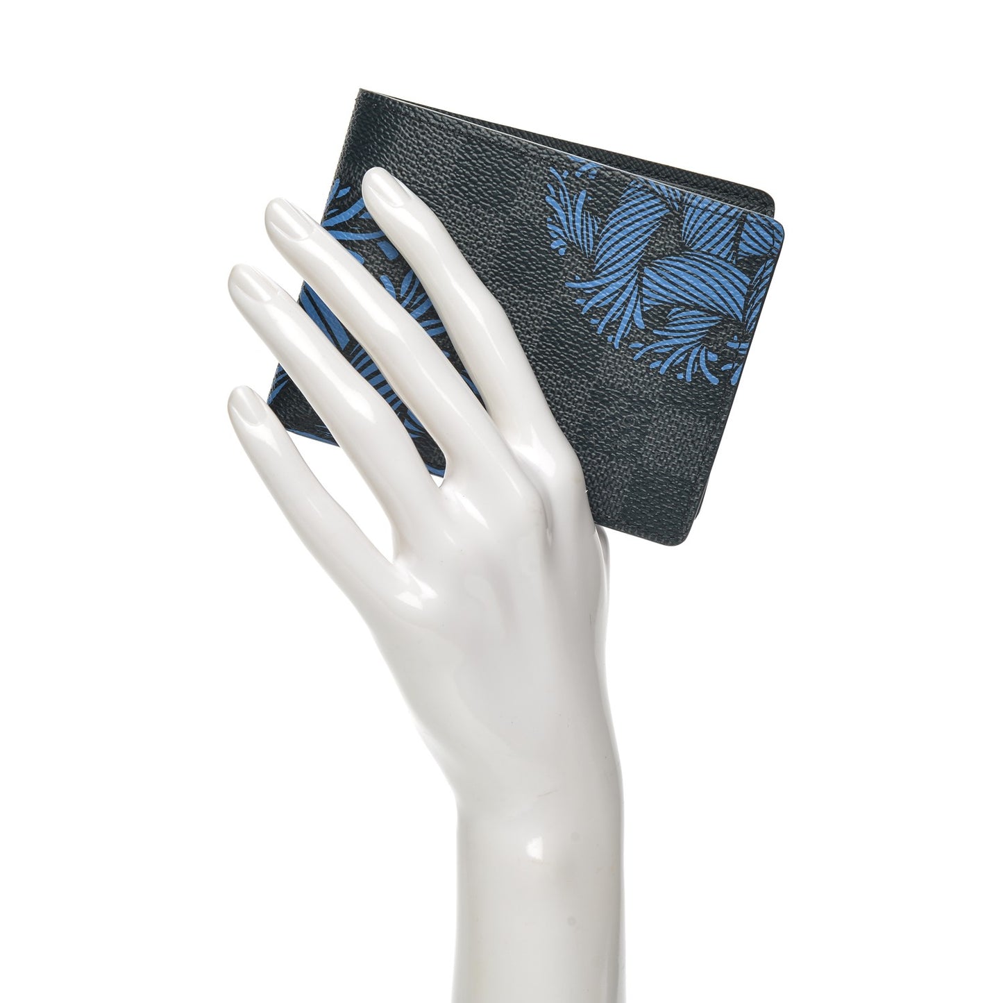Damier Graphite Rope Slender Wallet Blue