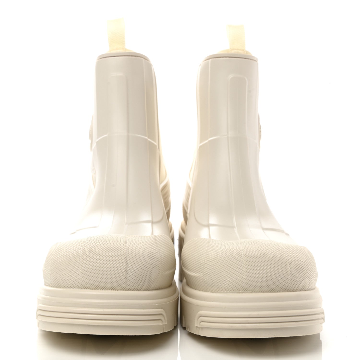 Christian Dior Neoprene Rubber Dior Genesis 30mm Ankle Boots 41 Off White 2 of 9
