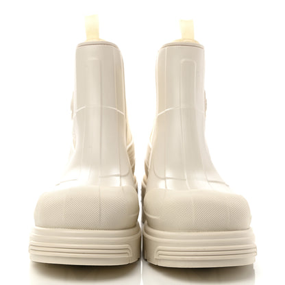 Christian Dior Neoprene Rubber Dior Genesis 30mm Ankle Boots 41 Off White 2 of 9
