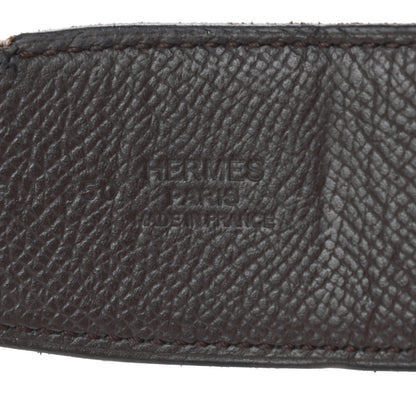 Hermes Epsom 42mm Constance H Belt 105 Black Chocolate 3 of 7