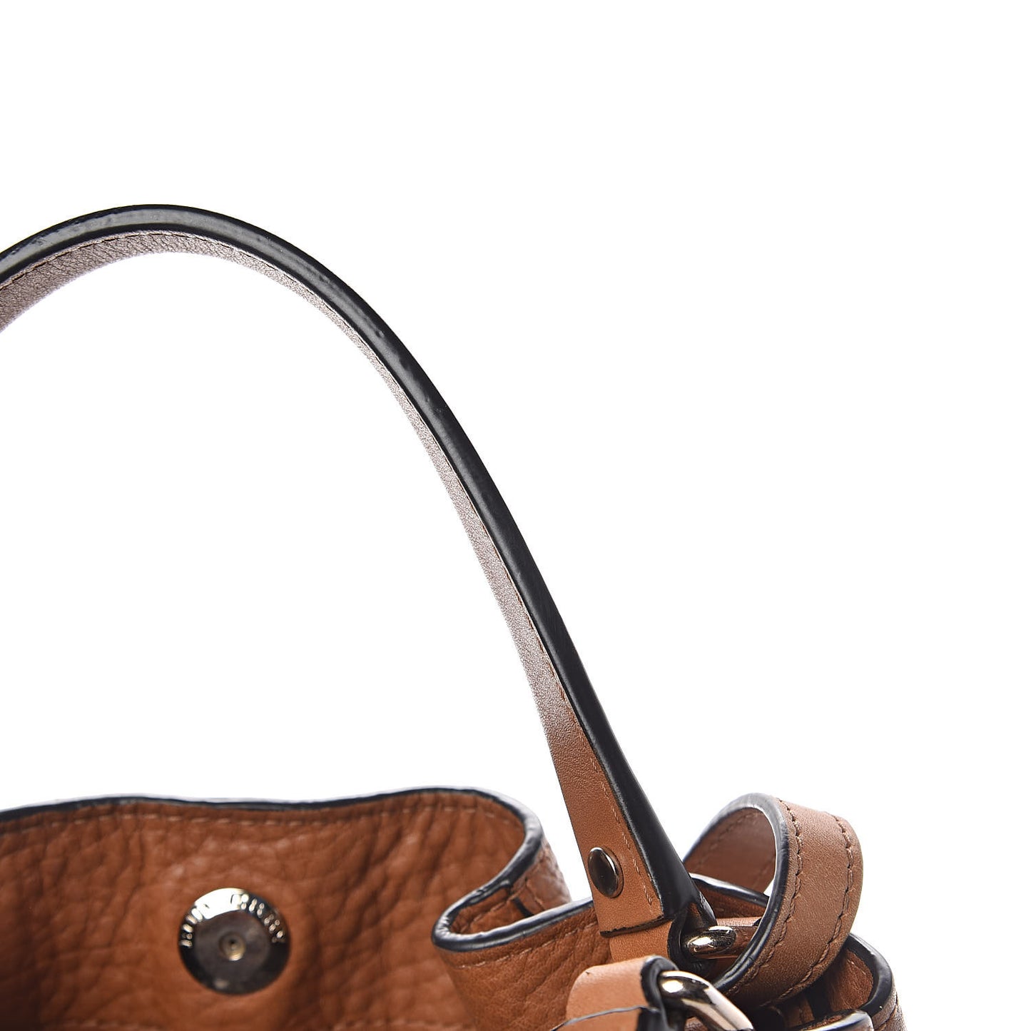 Grainy Calfskin House Check Small Maidstone Saddle Brown