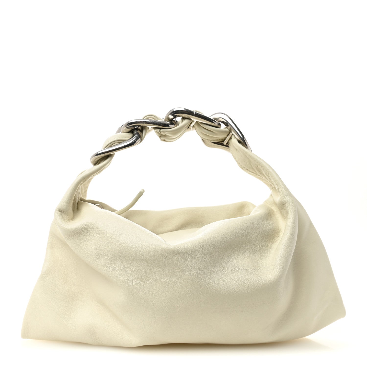 Burberry Calfskin Mini Swan Chain Shoulder Bag Almond 1 of 10