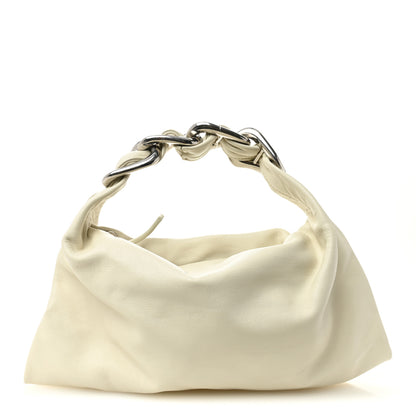 Burberry Calfskin Mini Swan Chain Shoulder Bag Almond 1 of 10
