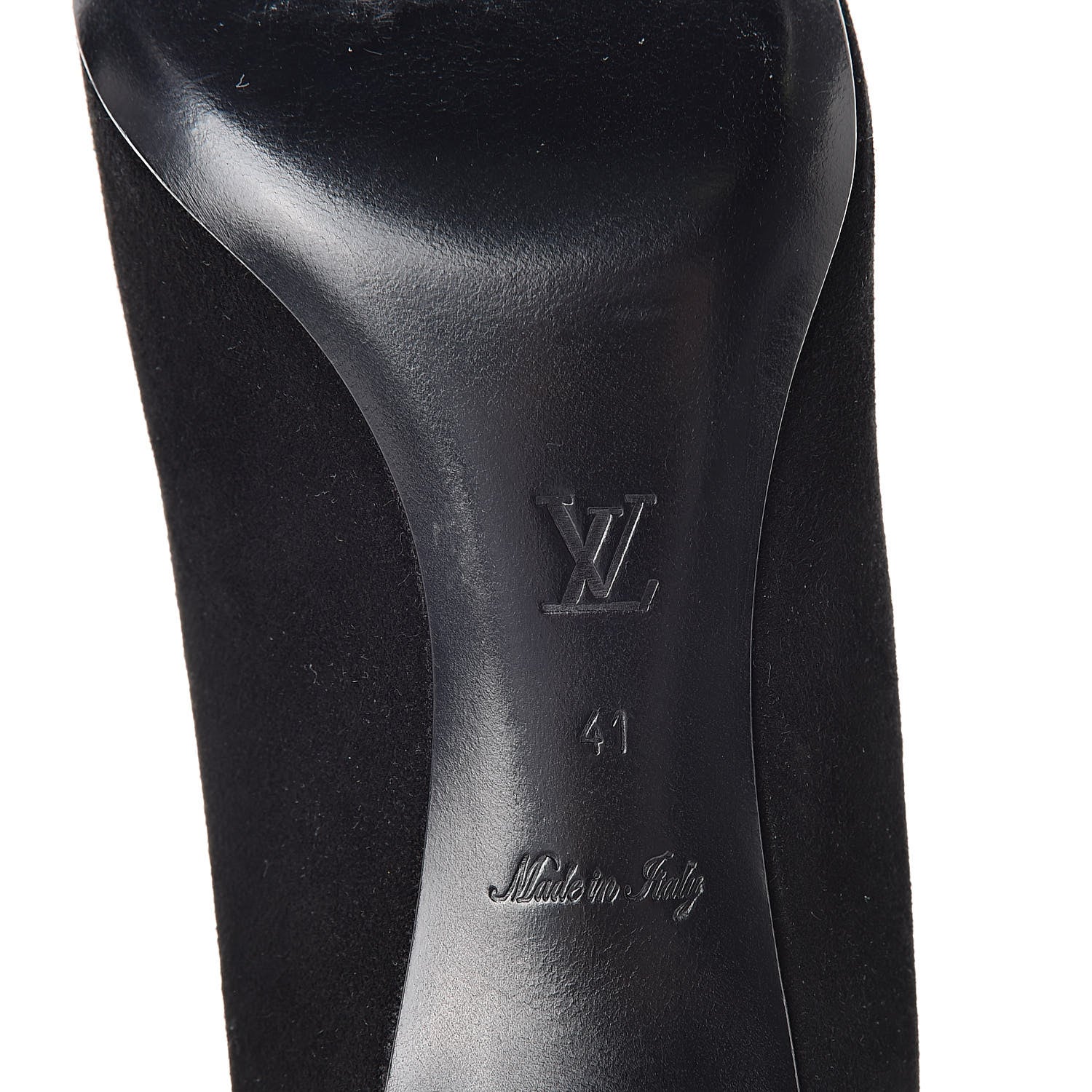 Louis Vuitton Suede Rendez Vous Pumps 41 Black 9 of 9