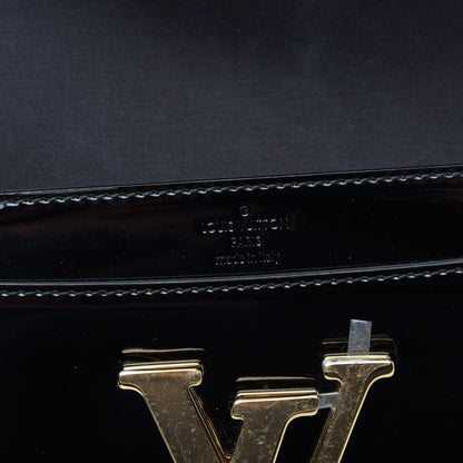 Louis Vuitton Patent Louise Clutch Black 6 of 10