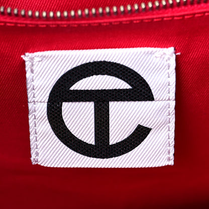 Telfar Vegan Leather Medium Shopping Bag Red 6 of 13