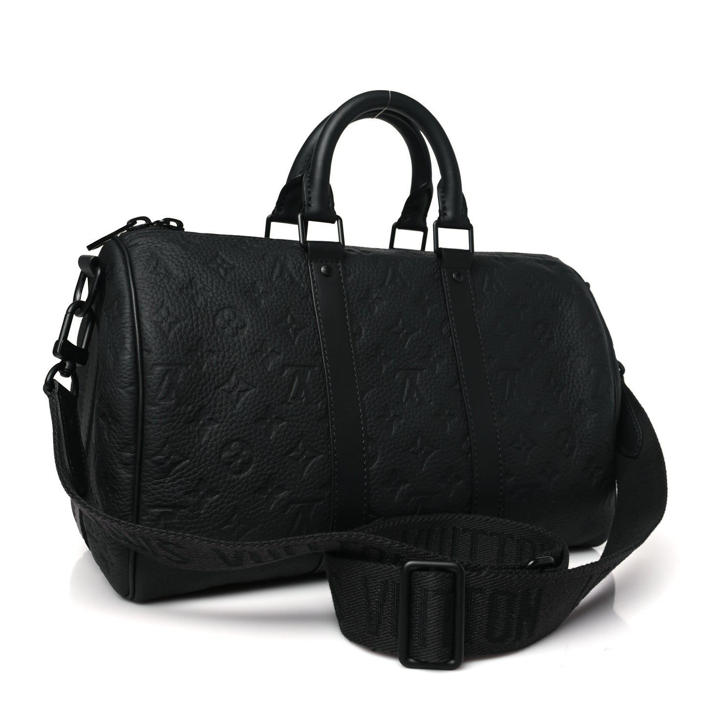 Monogram Taurillon Keepall Bandouliere 35 Black