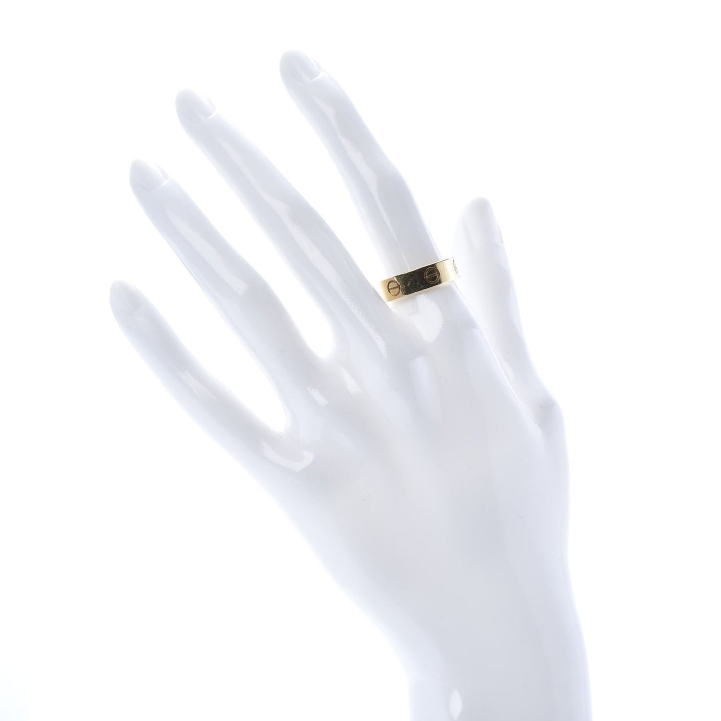 18K Yellow Gold 5.5mm LOVE Ring 54 6.75
