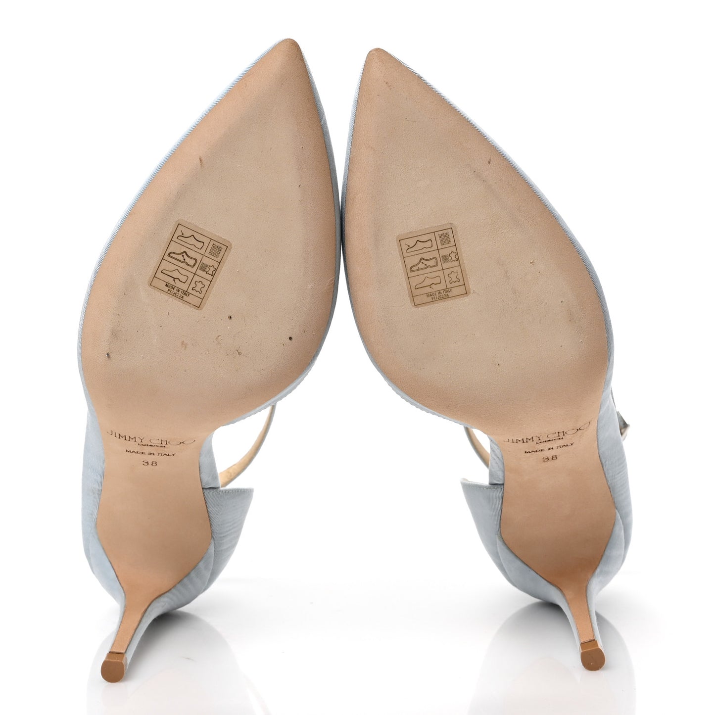 Moire Fabric Crystal Lucy 85 Pumps 38 Something Blue