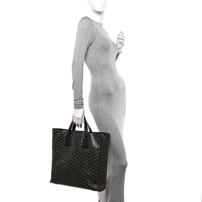 Goyard Goyardine Voltaire III Tote Black 2 of 24