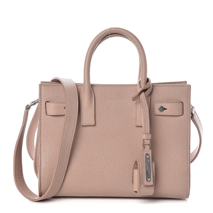 Saint Laurent Grained Calfskin Nano Sac De Jour Souple Nude 1 of 8