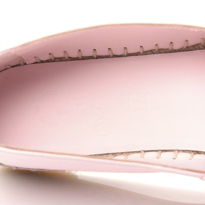 Chanel Lambskin CC Espadrilles 39 Light Pink 8 of 11