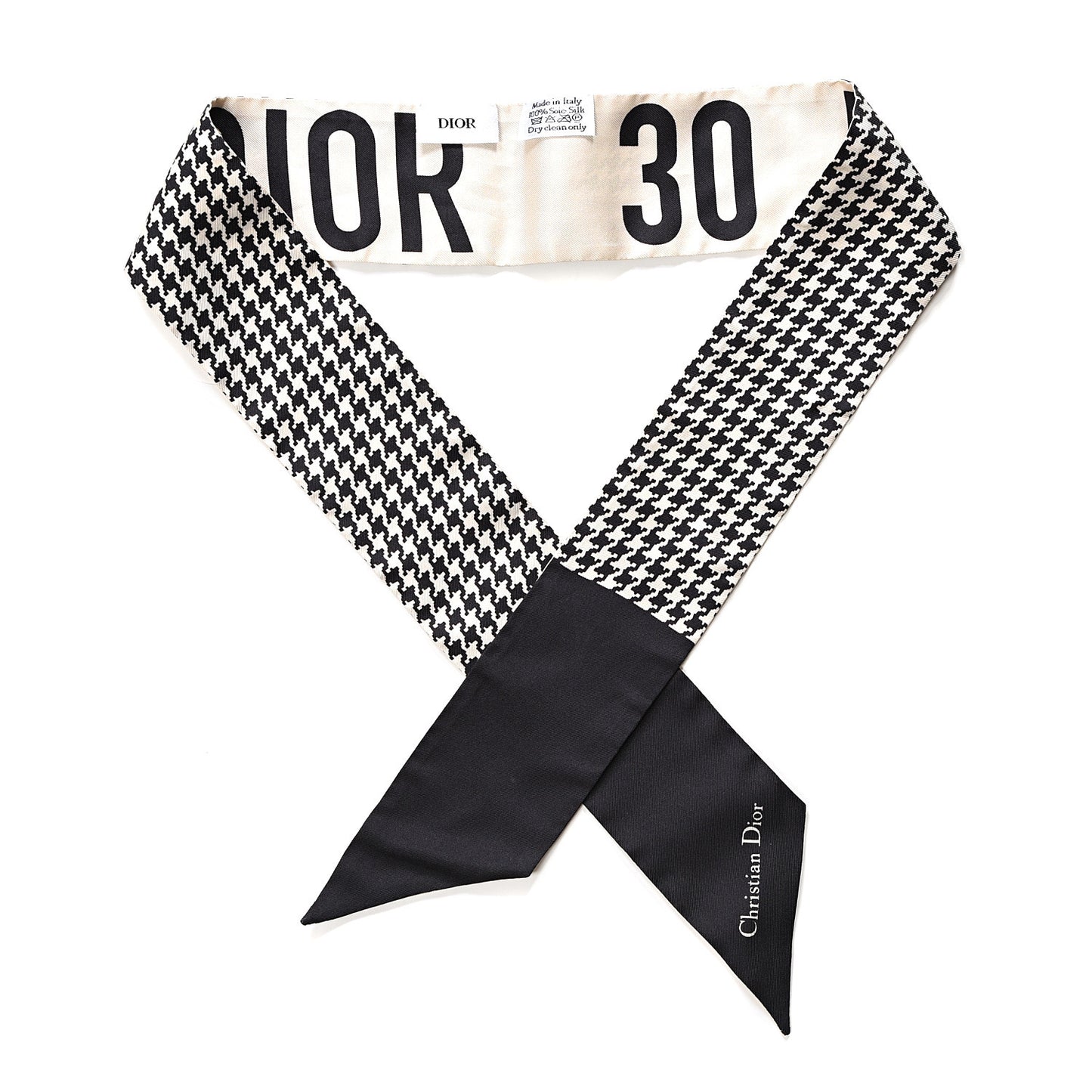 Silk 30 Montaigne Mitzah Scarf Black White