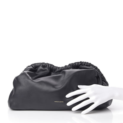 Mansur Gavriel Lambskin Cloud Clutch Black 2 of 9
