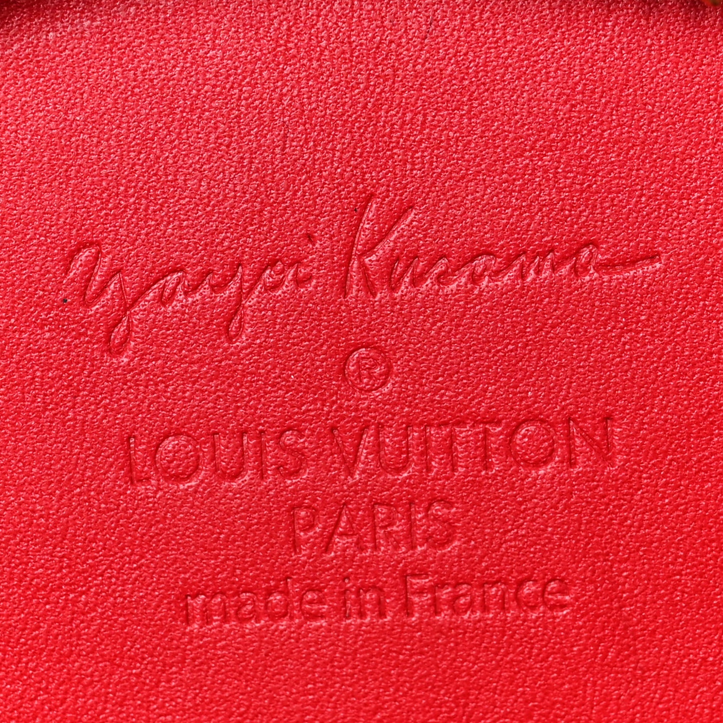 Vernis Kusama Infinity Dots Chapeau Coin Purse Red